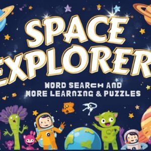 50 Space-Themed Word Search Puzzle Book | Printable PDF