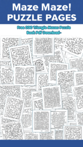 Free 200 Triangle Mazes puzzle book Pdf Download-