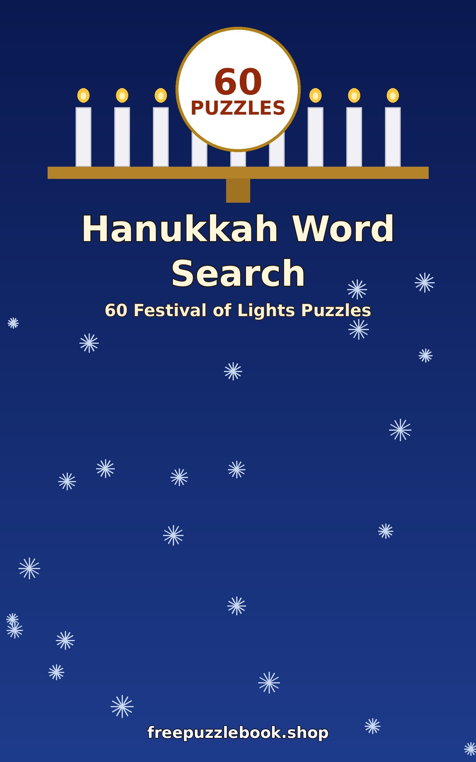 Hanukkah Word Search: 60 Festival of Lights Puzzles (60 Puzzles)