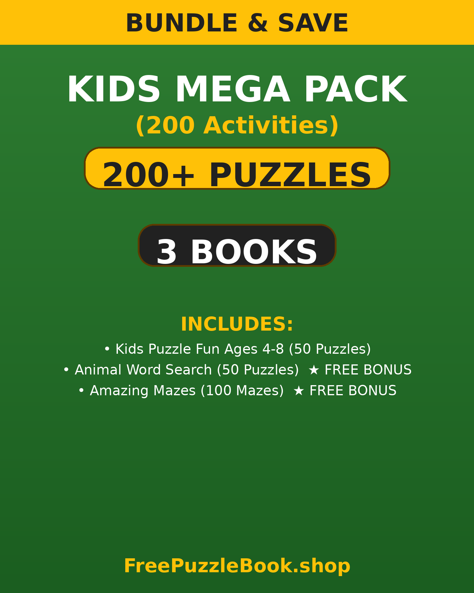 Kids Mega Pack (200 Activities)