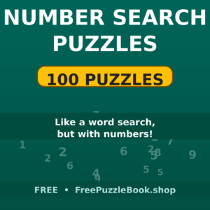 Number Search Puzzles (100 Puzzles)
