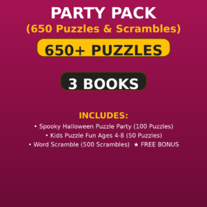 Party Pack (650 Puzzles & Scrambles)