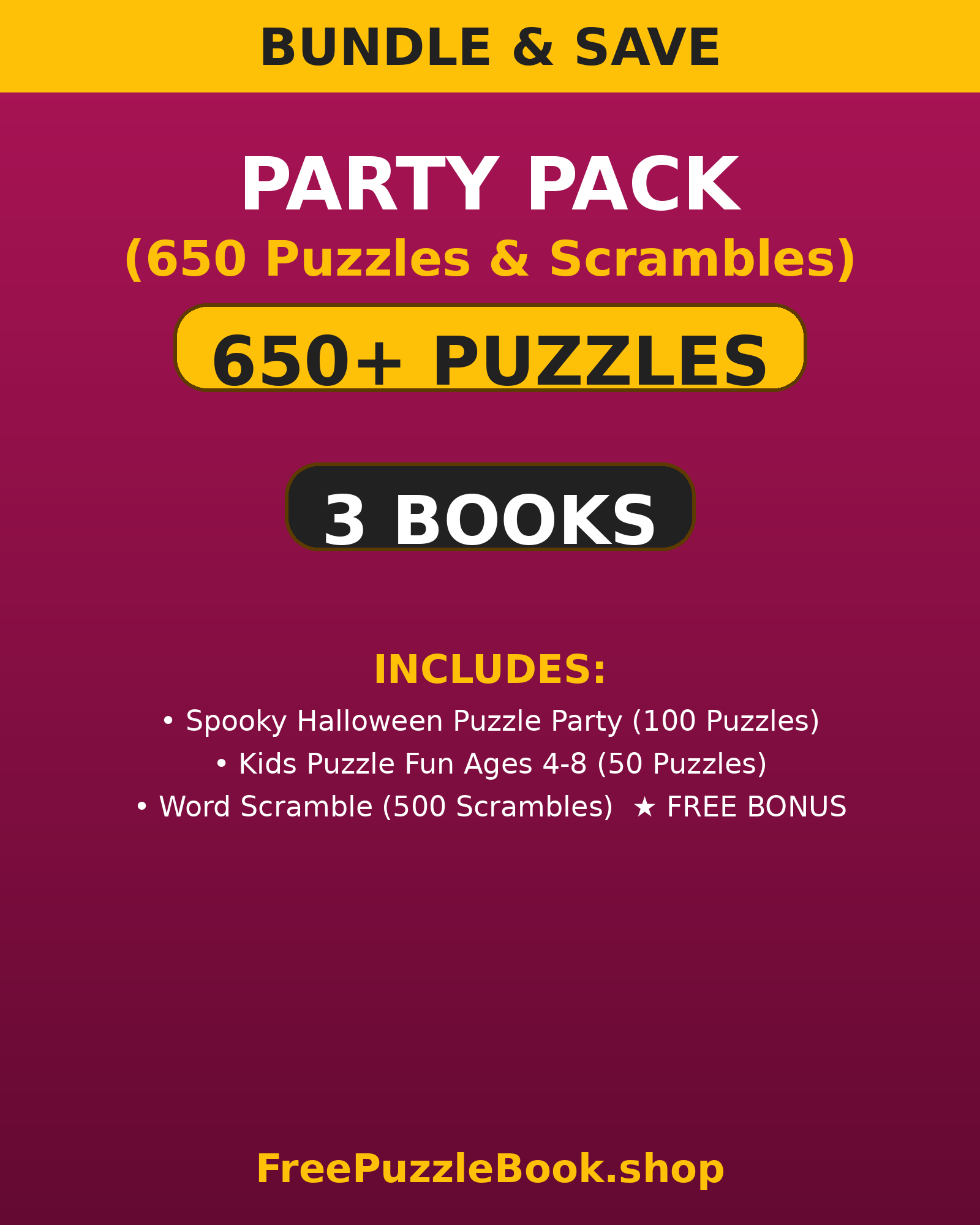 Party Pack (650 Puzzles & Scrambles)