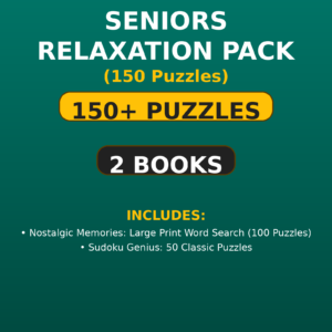 Seniors Relaxation Pack (150 Puzzles)