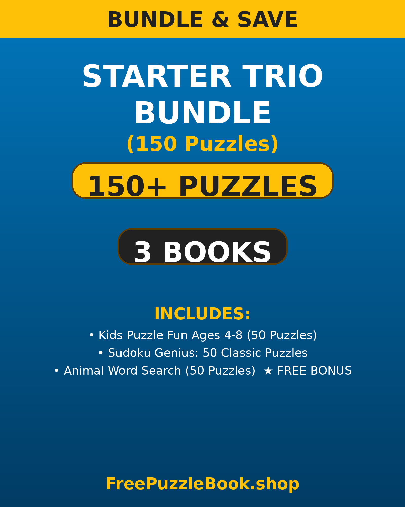 Starter Trio Bundle (150 Puzzles)