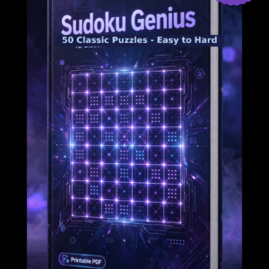 Sudoku Genius: 50 Classic Puzzles from Easy to Hard